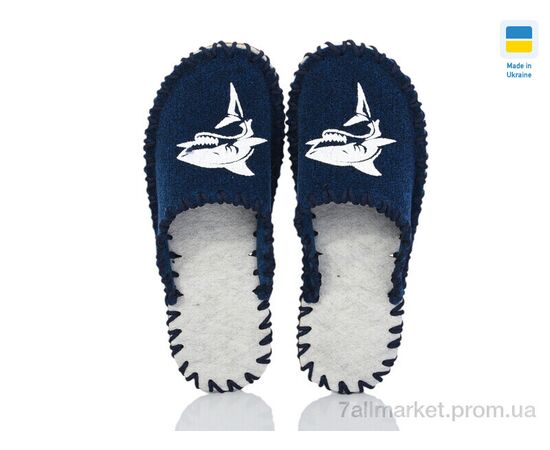 Тапки чоловічі домашні Весна/осінь 379M синій (9 пар р.40-45) "Active" недорого оптом від прямого постачальника, зображення 2