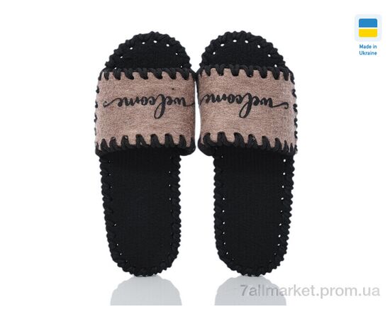 Фотография Тапки женские для дома Весна/осень 267W беж (8 пар р.36-43) "Active" недорого оптом от прямого поставщика, изображение 2