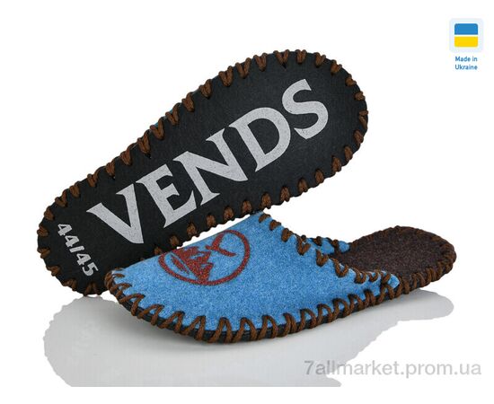 Фотография Тапки мужские домашние Весна/осень 318M бірюза (9 пар р.40-45) "Active" недорого оптом от прямого поставщика, изображение 3