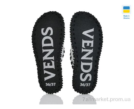 Тапки жіночі для будинку Весна/осінь 290W сірий (9 пар р.36-41) "Active" недорого оптом від прямого постачальника, зображення 2