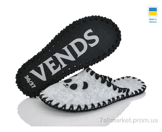 Тапки жіночі для будинку Весна/осінь 290W сірий (9 пар р.36-41) "Active" недорого оптом від прямого постачальника, зображення 3