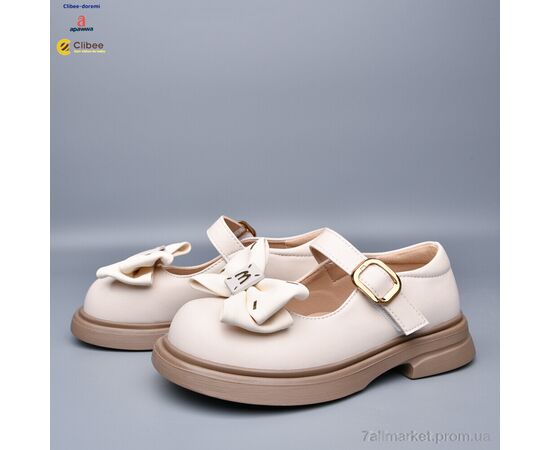 Фотография Туфли детские удобные Весна/осень ADB631-3 beige (6 пар р.27-32) "Clibee-Doremi" недорого оптом от прямого поставщика, изображение 2