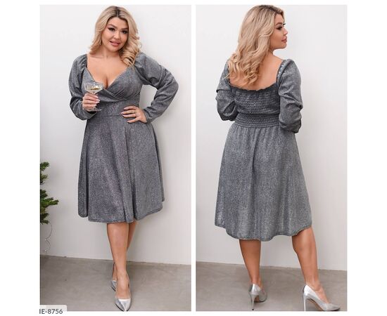 Фотография Яркая и блестящая р.50-52;54-56;58-60 (3цв) "VIKA" купить недорого от прямого поставщика, изображение 6