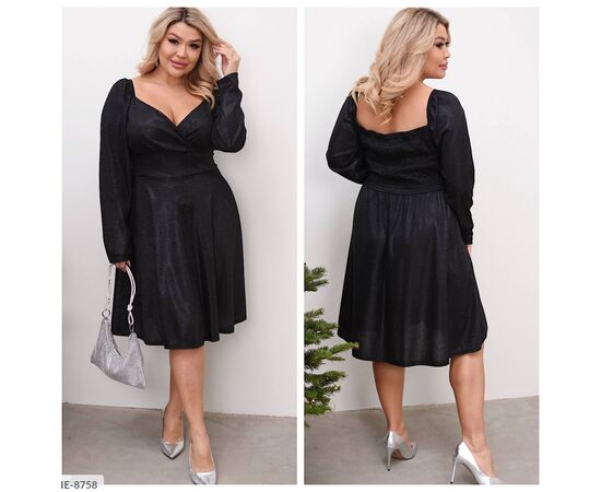 Фотография Яркая и блестящая р.50-52;54-56;58-60 (3цв) "VIKA" купить недорого от прямого поставщика, изображение 4