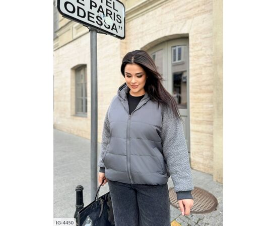 Жіноча куртка плащівка на синтепоні р.50-52;54-56;58-60 "VIKA" купити недорого від прямого постачальника, зображення 7