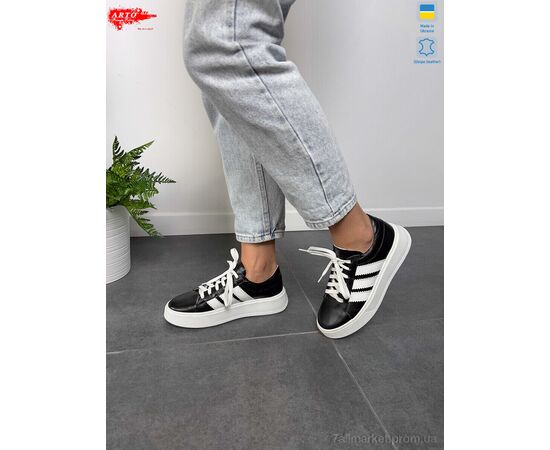 Фотография Кроссовки женские модные Весна/осень 210 чорний к. (8 пар р.36-40) "ARTO" недорого оптом от прямого поставщика, изображение 2