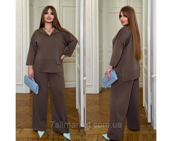 Фотография Костюм двойка женский евро трикотаж  размеры 46-60 "LADA" недорого от прямого поставщик, изображение 2