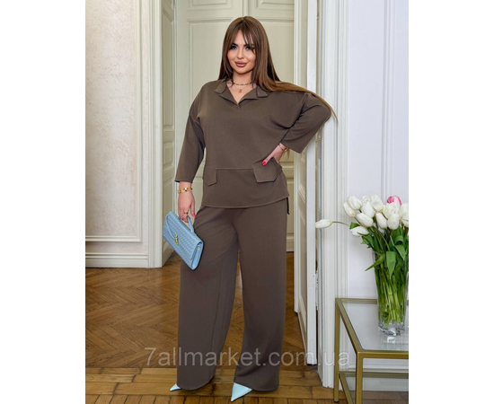 Фотография Костюм двойка женский евро трикотаж  размеры 46-60 "LADA" недорого от прямого поставщик, изображение 3