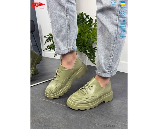 Фотография Туфли женские стильные Лето 190 олива ш. (6 пар р.36-40) "ARTO" недорого оптом от прямого поставщика, изображение 2