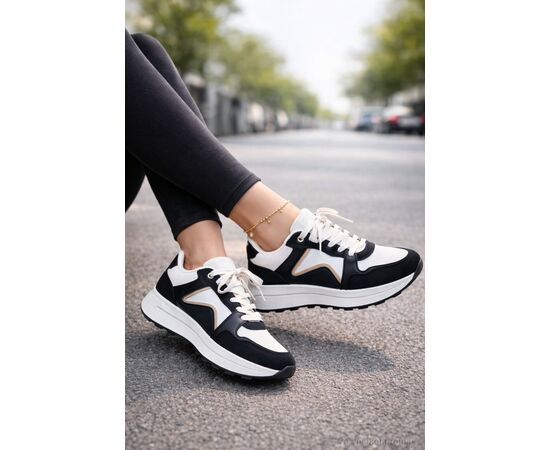 Фотография Кроссовки женские модные Весна/осень J1019-1 (8 пар р.36-41) "Захар-Gold" недорого оптом от прямого поставщика, изображение 2