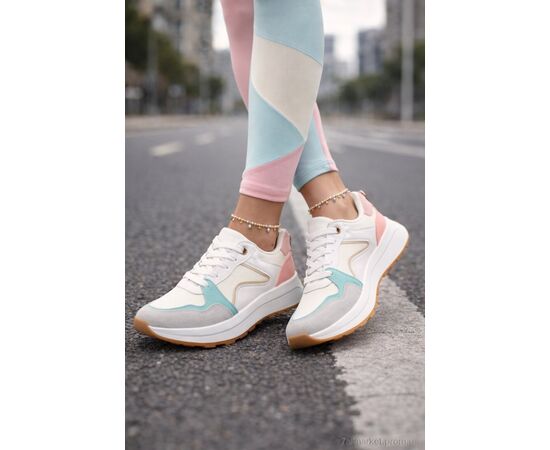 Фотография Кроссовки женские модные Весна/осень J1019-3 (8 пар р.36-41) "Захар-Gold" недорого оптом от прямого поставщика, изображение 2