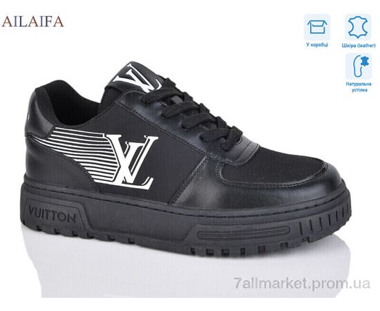 Кросівки жіночі модні Весна/осінь 2056 black (8 пар р.36-41) "Ailaifa" недорого оптом від прямого постачальника, зображення 2