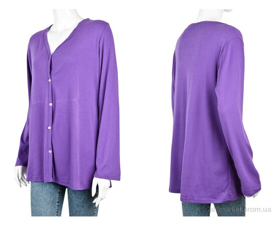 Кофта жіноча Весна/осінь B027-3 violet (10683) (5 шт. р.сітка2XL) "Obuvok" недорого оптом від прямого постачальника, зображення 3