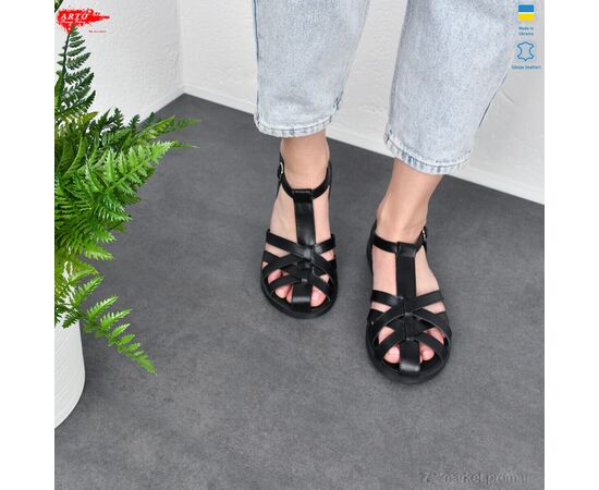 Фотография Босоножки женские летние Лето 171 ч.к. (8 пар р.36-41) "ARTO" недорого оптом от прямого поставщика, изображение 3