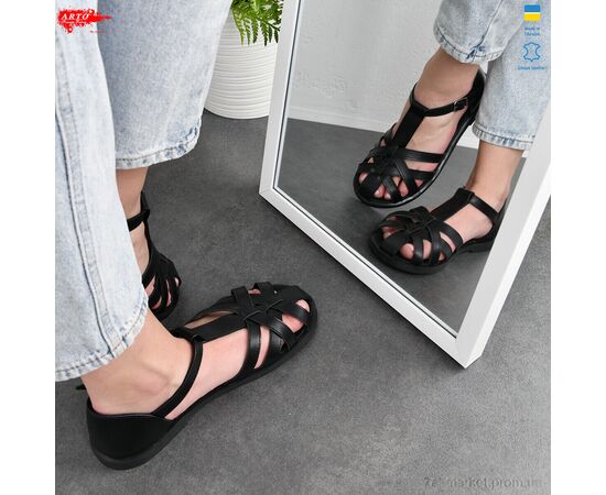 Фотография Босоножки женские летние Лето 171 ч.к. (8 пар р.36-41) "ARTO" недорого оптом от прямого поставщика, изображение 4