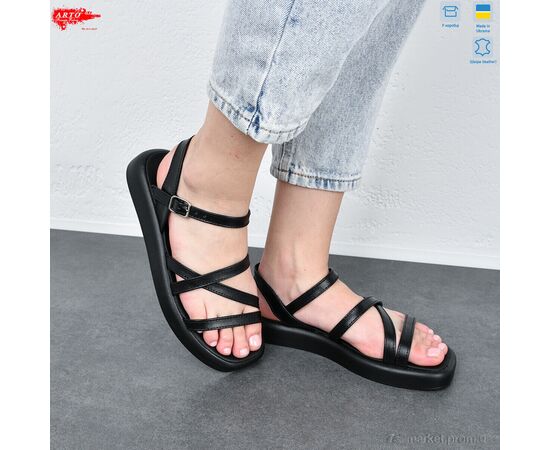 Фотография Босоножки женские летние Лето 0138 ч.к. (8 пар р.36-41) "ARTO" недорого оптом от прямого поставщика, изображение 3