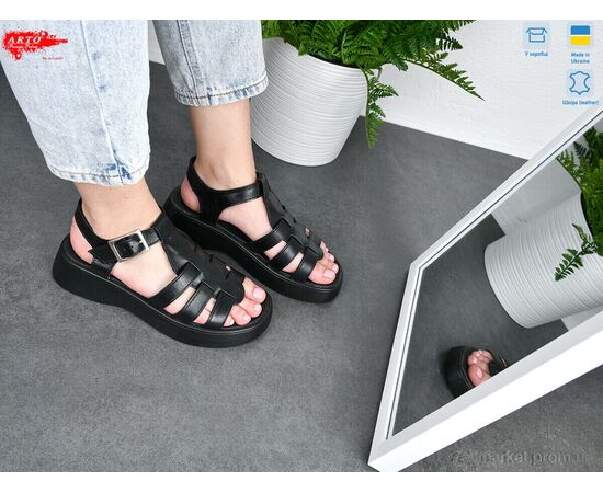 Фотография Босоножки женские летние Лето 178 ч.ш. (8 пар р.36-41) "ARTO" недорого оптом от прямого поставщика, изображение 4