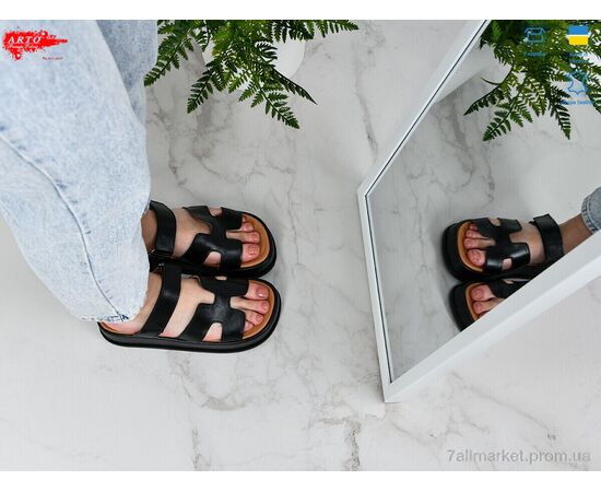 Фотография Шлепки женские облегченные Лето 197 чорий к. (8 пар р.36-41) "ARTO" недорого оптом от прямого поставщика, изображение 3