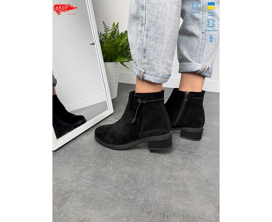 Черевики жіночі стильні Весна/осінь 402ч/з.хутро (6 пар р.36-40) "ARTO" недорого оптом від прямого постачальника, зображення 2