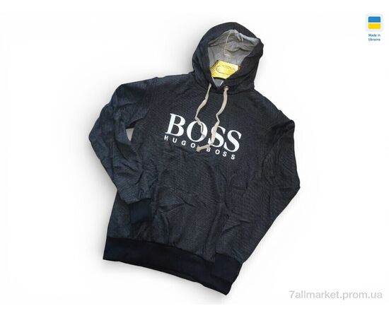 Фотография Батник мужской Весна/осень 23HB чорний (4 шт. р.сетка M-2XL) "Sport style" недорого оптом от прямого поставщика, изображение 2