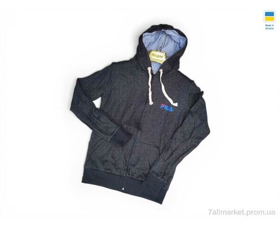 Фотография Батник мужской Весна/осень 23FI чорний (4 шт. р.сетка M-2XL) "Sport style" недорого оптом от прямого поставщика, изображение 2