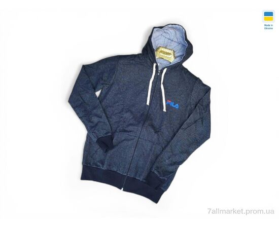 Фотография Батник мужской Весна/осень 23FI т.синій (4 шт. р.сетка M-2XL) "Sport style" недорого оптом от прямого поставщика, изображение 2