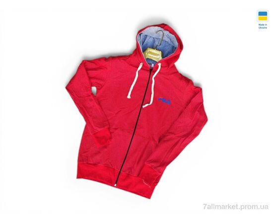 Фотография Батник мужской Весна/осень 23FI червоний (4 шт. р.сетка M-2XL) "Sport style" недорого оптом от прямого поставщика, изображение 2