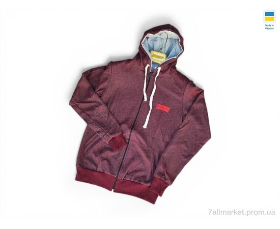 Фотография Батник мужской Весна/осень 23SU бордовий (4 шт. р.сетка M-2XL) "Sport style" недорого оптом от прямого поставщика, изображение 2