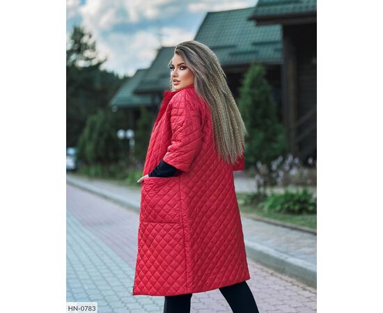 Жіноче пальто великого розміру р.48;50;52;54;56;58;60;62;64;66;68 "VLADA" купити недорого від прямого постачальника, зображення 3