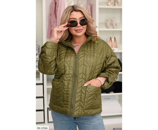 Жіноча куртка плащівка на синтепоні р.46-48;50-52;54-56;58-60 (8кол.) "VLADA" купити недорого від прямого постачальника, зображення 16