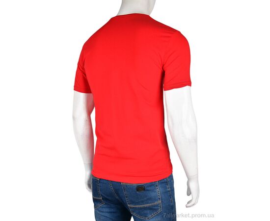 Фотография Футболка мужская Лето FM-3 (10961) red (5 шт. р.сетка S-2XL) "Obuvok" недорого оптом от прямого поставщика, изображение 2