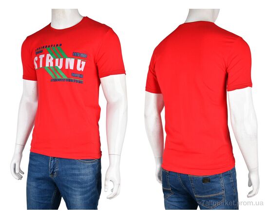 Фотография Футболка мужская Лето FM-3 (10961) red (5 шт. р.сетка S-2XL) "Obuvok" недорого оптом от прямого поставщика, изображение 3