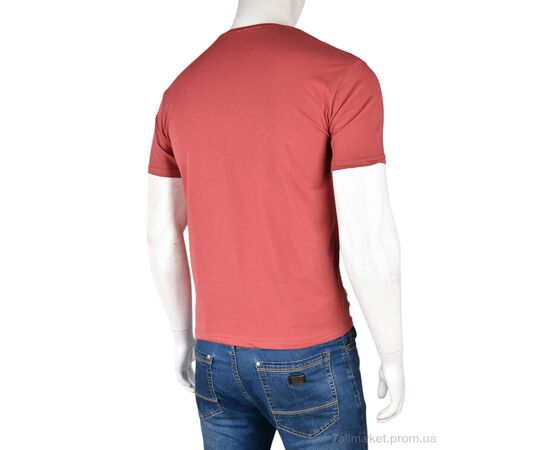 Фотография Футболка мужская Лето FM-4 (10961) bordo (5 шт. р.сетка S-2XL) "Obuvok" недорого оптом от прямого поставщика, изображение 2