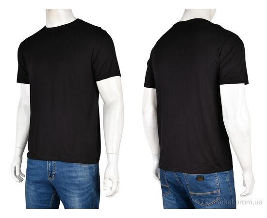 Фотография Футболка мужская Лето S-HY-3 (10927) black (4 шт. р.сетка M-2XL) "Obuvok" недорого оптом от прямого поставщика, изображение 3
