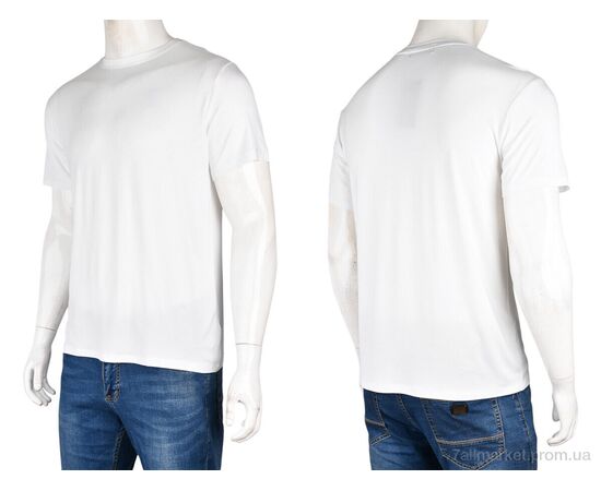 Фотография Футболка мужская Лето S-HY-1 (10959) white (4 шт. р.сетка M-2XL) "Obuvok" недорого оптом от прямого поставщика, изображение 3