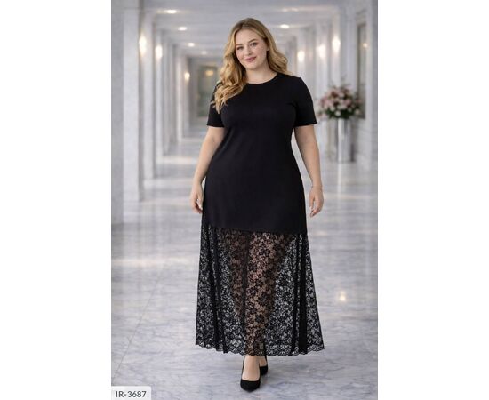 Фотография Это платье-трансформер, позволяющий создавать разные стили в одном комплекте р.46-48;50-52;54-56 "LANA" купить недорого от прямого поставщика, изображение 6