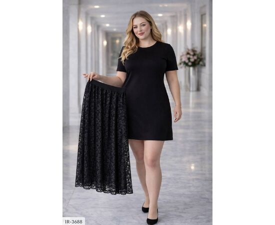 Фотография Это платье-трансформер, позволяющий создавать разные стили в одном комплекте р.46-48;50-52;54-56 "LANA" купить недорого от прямого поставщика, изображение 5