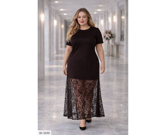 Фотография Это платье-трансформер, позволяющий создавать разные стили в одном комплекте р.46-48;50-52;54-56 "LANA" купить недорого от прямого поставщика, изображение 3