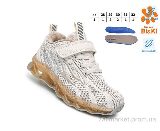 Кросівки дитячі модні Весна/осінь 60026E LED (8 пар р.27-32) "TOM.M" недорого оптом від прямого постачальника, зображення 3