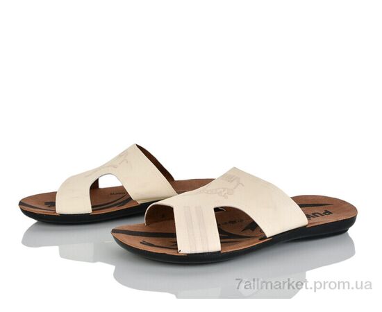 Шльопанці дитячі літні Літо PM беж к. (6 пар р.30-35) "Makers Shoes" недорого оптом від прямого постачальника, зображення 2