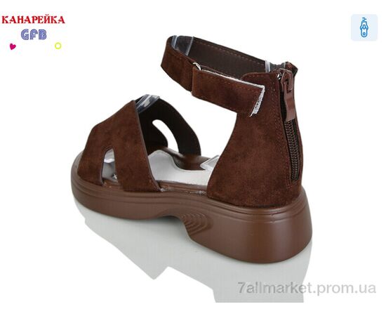 Босоніжки дитячі літні Літо R841-7 (8 пар р.32-37) "GFB-Канарейка" недорого оптом від прямого постачальника, зображення 2