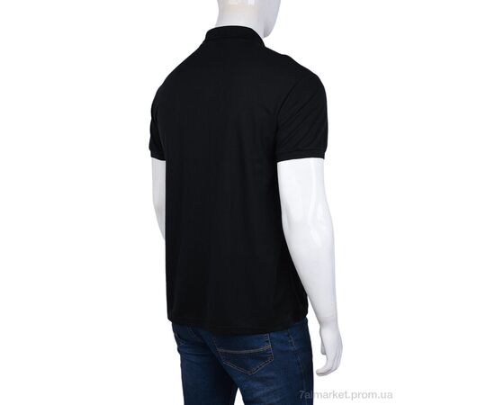 Фотография Футболка мужская Лето A-61 (01729) black (10 шт. р.сетка S-2XL) "Obuvok" недорого оптом от прямого поставщика, изображение 2