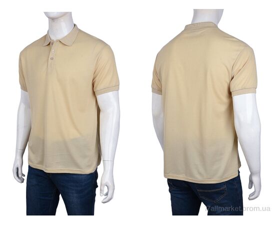 Футболка чоловіча Літо A-66 (01726) beige (10 шт. р.сіткаS-2XL) "Obuvok" недорого оптом від прямого постачальника, зображення 3