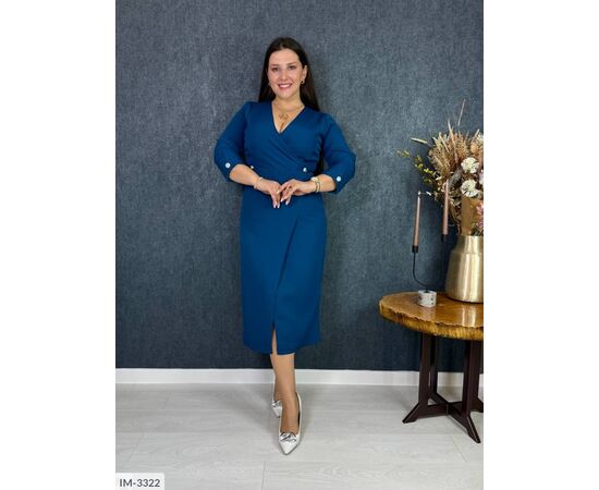 Фотография Женское платье на пуговицах р.46-48;50-52;54-56;58-60 (3цв) "VLADA" купить недорого от прямого поставщика, изображение 21