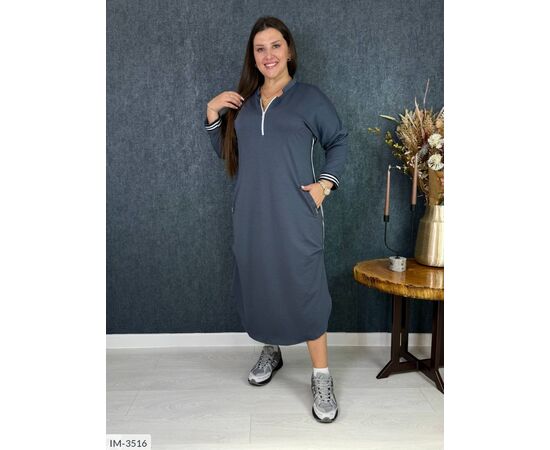 Фотография Женское платье с карманами р.46-48;50-52;54-56;58-60;62-64 (3цв) "VLADA" купить недорого от прямого поставщика, изображение 11