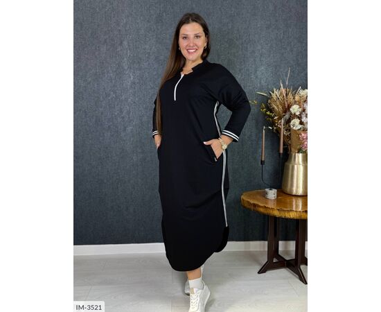 Фотография Женское платье с карманами р.46-48;50-52;54-56;58-60;62-64 (3цв) "VLADA" купить недорого от прямого поставщика, изображение 10