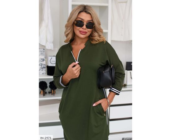 Фотография Женское платье с карманами р.46-48;50-52;54-56;58-60;62-64 (3цв) "VLADA" купить недорого от прямого поставщика, изображение 9