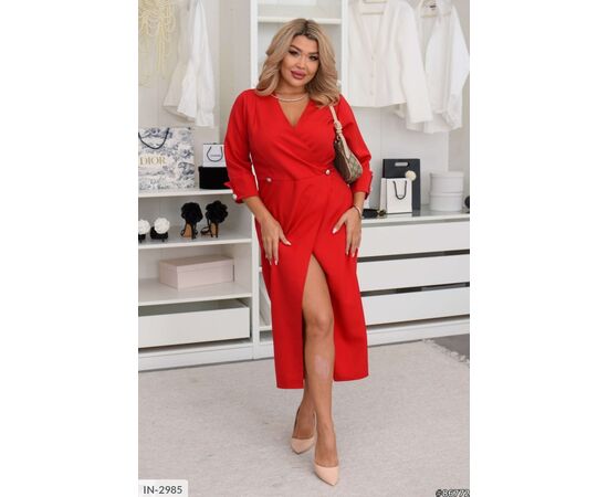 Фотография Женское платье на пуговицах р.46-48;50-52;54-56;58-60 (3цв) "VLADA" купить недорого от прямого поставщика, изображение 4