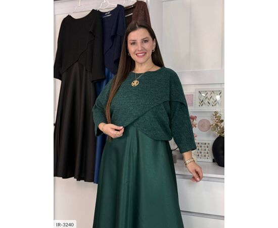 Фотография Женское платье БАТАЛ р.48-50;52-54;56-58 (4цв) "VLADA" купить недорого от прямого поставщика, изображение 6