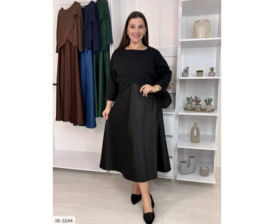 Фотография Женское платье БАТАЛ р.48-50;52-54;56-58 (4цв) "VLADA" купить недорого от прямого поставщика, изображение 4